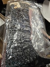 Ladies Black Leg Warmers  Lace Top 