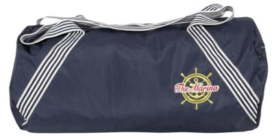 FOOLONLI Sporttasche Reisetasche Freizeittasche blau Maritim sehr leicht ca. 26L Volumen