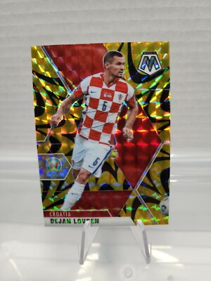 Dejan Lovren 2021 Panini Mosaic UEFA EURO Soccer #24 GOLD