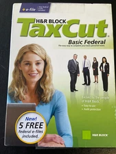 H&R Block Taxcut 2008 Basic Federal E-File