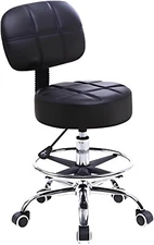 Adjustable Seat Work Shop Stool Chair Swivel Bench Bar Rolling Garage Mechanics