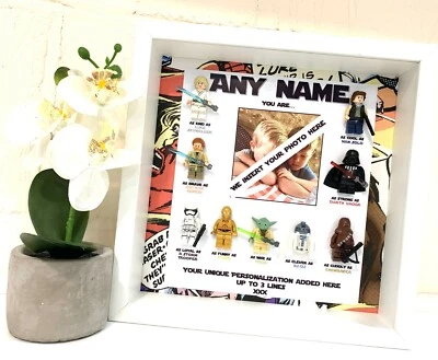 MARVEL-OUS CREATIONS BY NICKY Personalised Star Wars Gift | Star Wars Picture Frame | Star Wars Christmas Gift
