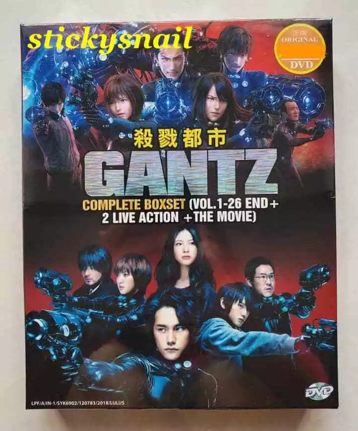 Anime DVD GANTZ COMPLETE Series amp; Movie ENGLISH VERSION amp; SUB All  Region eBay