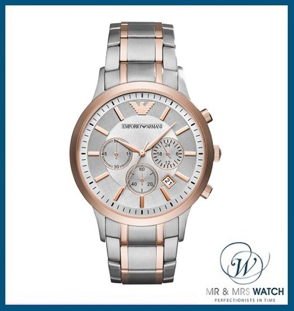 Emporio Armani Renato AR11077 Mens Quartz Watch 2 Years for sale online |  eBay