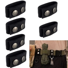 4/6/10 Pack Belt Keepers Black for 2.25Inch Nylon Professional Duty Belt Keepers