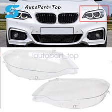 For BMW 2 Series F22 F23 2014-2021 Left+Right Headlight Lens Headlamp Cover