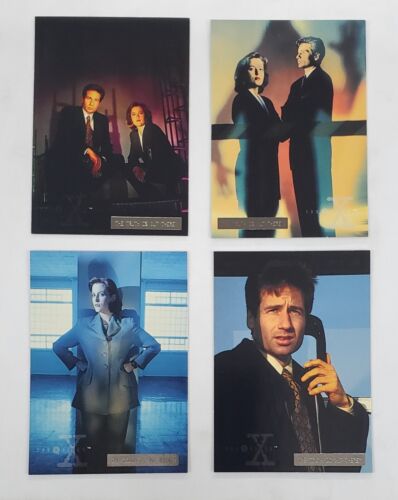 1996 Topps The X-Files Saison 2 Complet Silver FOIL Estampillé Parallèle Set # 1-72 - Photo 1/18