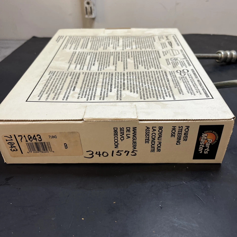 Piezas de línea de presión de dirección asistida Master 71043 para Cadillac SeVille V6 1982 4,1 L Foto 2 de 4