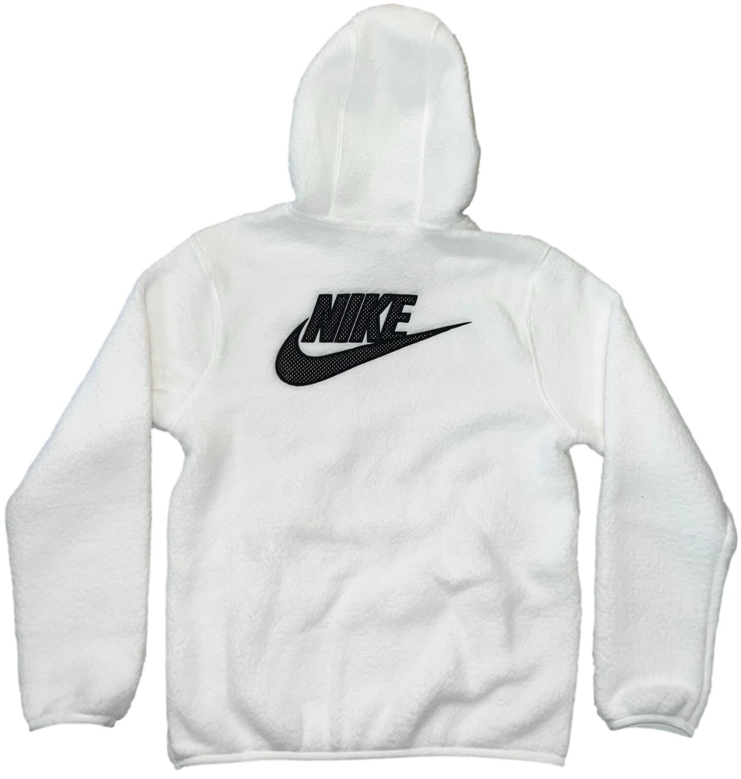 Size 2XL Nike Sportswear Men's Sherpa Fleece Pullover Hoodie (White ...