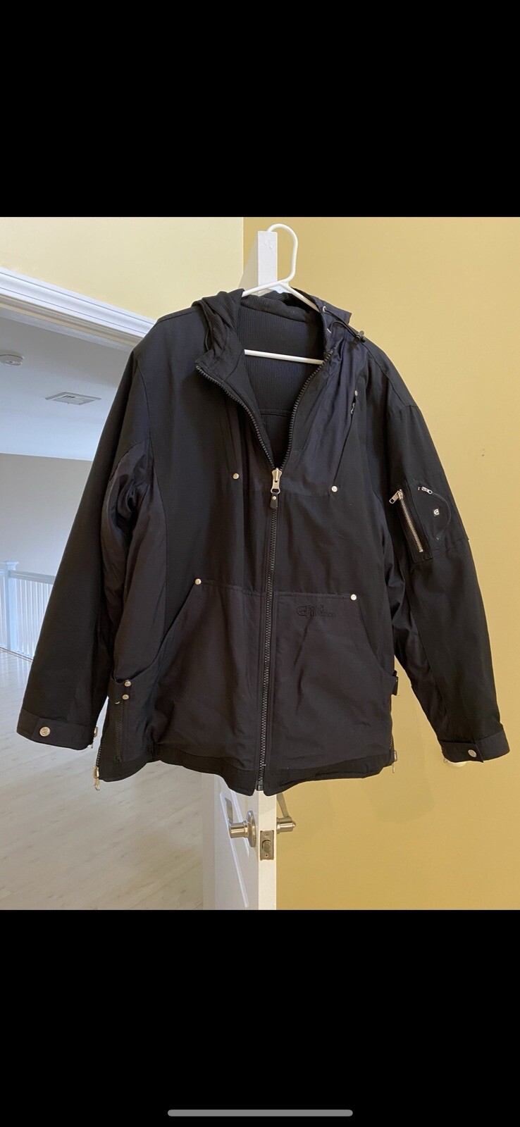 ECKO FUNCTION Black Jacket Cotton Blend Men's Lar… - image 1