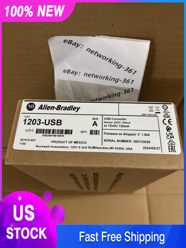 Neu versiegelt Allen Bradley 1203-USB SCANport-DPI-DSI USB Konverter - Bild 1 von 3