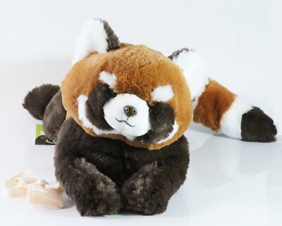 SunLemon Cuddly Plush Fluffy Lesser Panda Lap stuffed Hiza Lesser S, Pet Choker