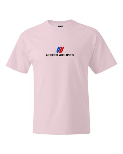 United Small Tulip Logo US Merged '98-'10 Airlines T-Shirt S-5XL - Picture 10 of 11