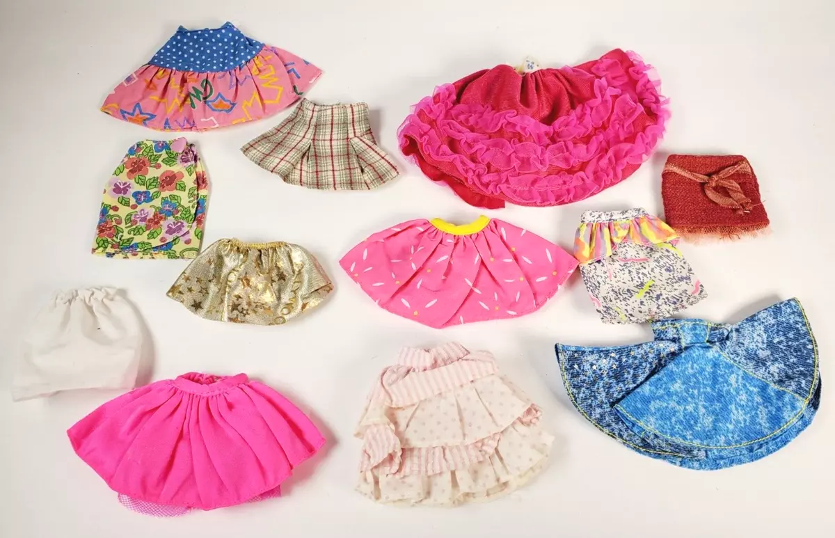 Lot Twelve (12) Skirts Barbie Clothes for 11.5 Doll + Bonus (REF