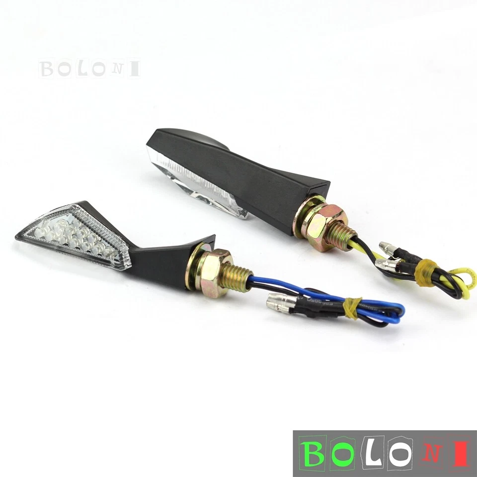 12v 8mm Universal Motorcycle Turn Signal Light For Honda Yamaha Kawasaki Suzuki — 第 3/4 张图片