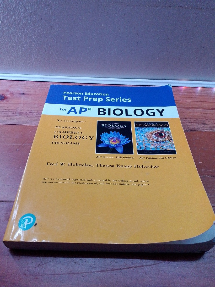 Ap Biology Test Book Pearson Campbell Biology Paperback Fred W