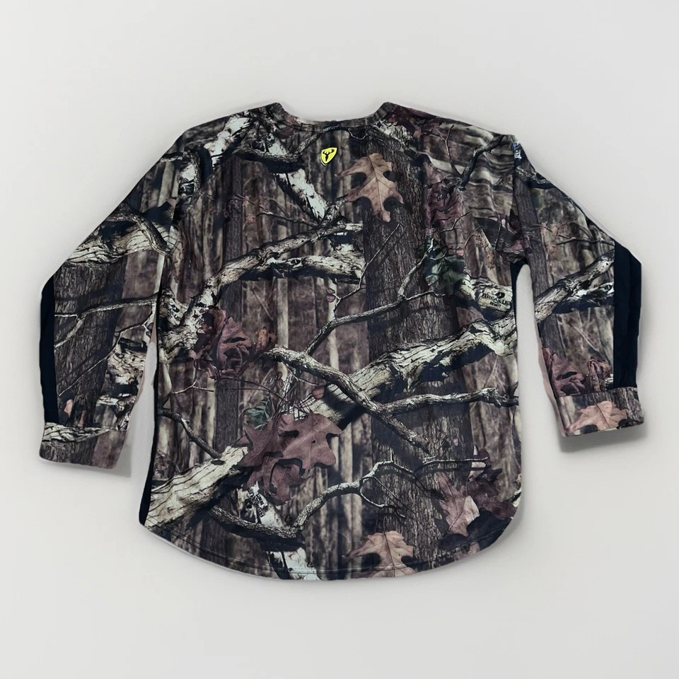 Scent Blocker Base Layer Lightweight Shirt Mens 2XL Realtree Camo Long Sleeve - Image 2 of 4