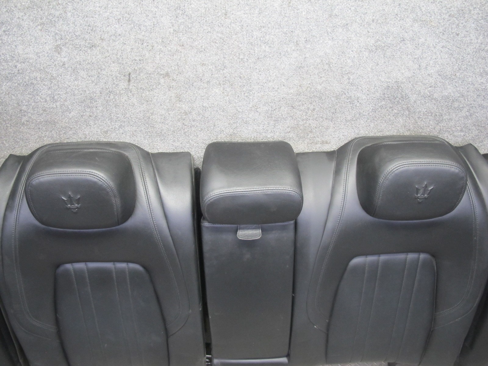 2014-2017 MASERATI GHIBLI M157 SQ4 FRONT & REAR SEAT SET LEATHER BLACK