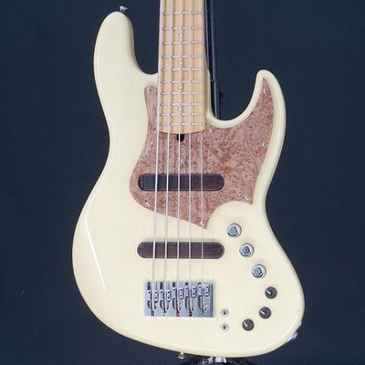 Xotic XJ-1T 5-Saiter Jazz Bass Gelbblond Aktiver E-Bass mit Gigbag