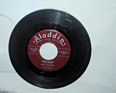 Amos Milburn, RUM AND COCA-COLA, 45 rpm record, VG, Aladdin 45-3363