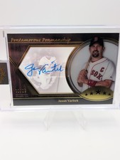 2025 Topps Five Star Jason Varitek Pentamerous Penmanship 10/25 Auto Red Sox