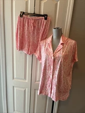Lauren Ralph Lauren Ladies 2 Piece Pajama Set Size Large 