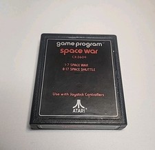 Space War Atari 2600, 1978 Video Game Cartridge TESTED