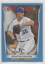 2014 Bowman Prospects Blue 17/500 Christian Binford #BP29 0a9