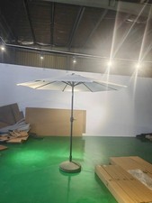 2.7M Large Parasol Umbrella Garden Patio Table Sun Shade Canopy with Crank Tilt