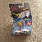 SPEED RACER HOT WHEELS MACH 5 with SAW BLADES 1:64 White Vintage New Packaging