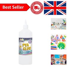 Craft Planet's 1L Washable PVA Glue - Perfect for Kids, School, and DIY Projects