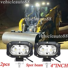 2PCS LED WORK LIGHTS fit Caterpillar Skid Steers Excavator Forklift Loader Light