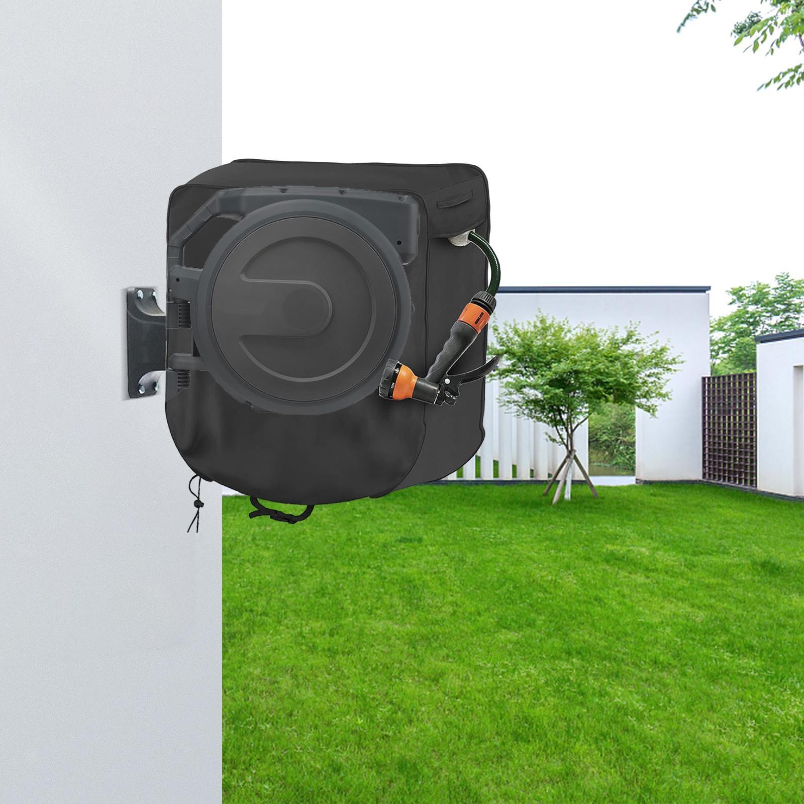 Garden Hose Reel Cover Outdoor Covers Rainproof Easy to Remove Portable Garden