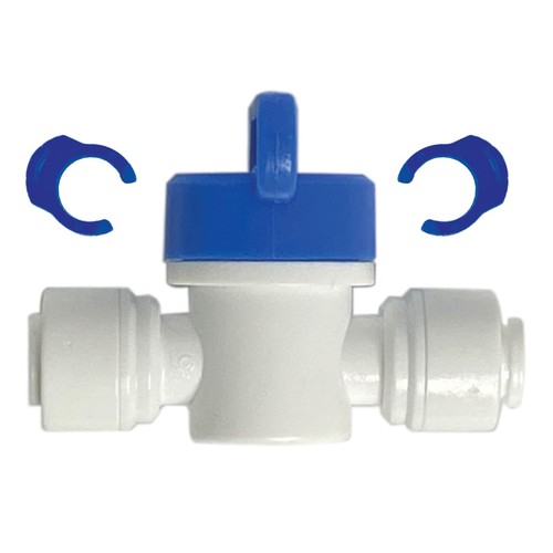 3/8 Inch Shut Off Valve Push to Connect Plastic Plumbing Fitting 1/4 Inch