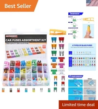 Comprehensive 460Pcs Automotive Fuse Kit - Protect Your Vehicles & Electronics