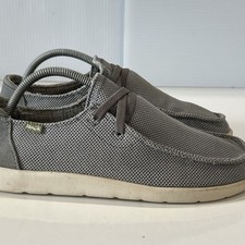 Sanuk Shaka Lite Mesh Weave Casual Slip On Loafers Sidewalk Surfer Men's 9