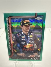 2025 Topps Chrome F1 #102 Aqua Refractor Max Verstappen /299