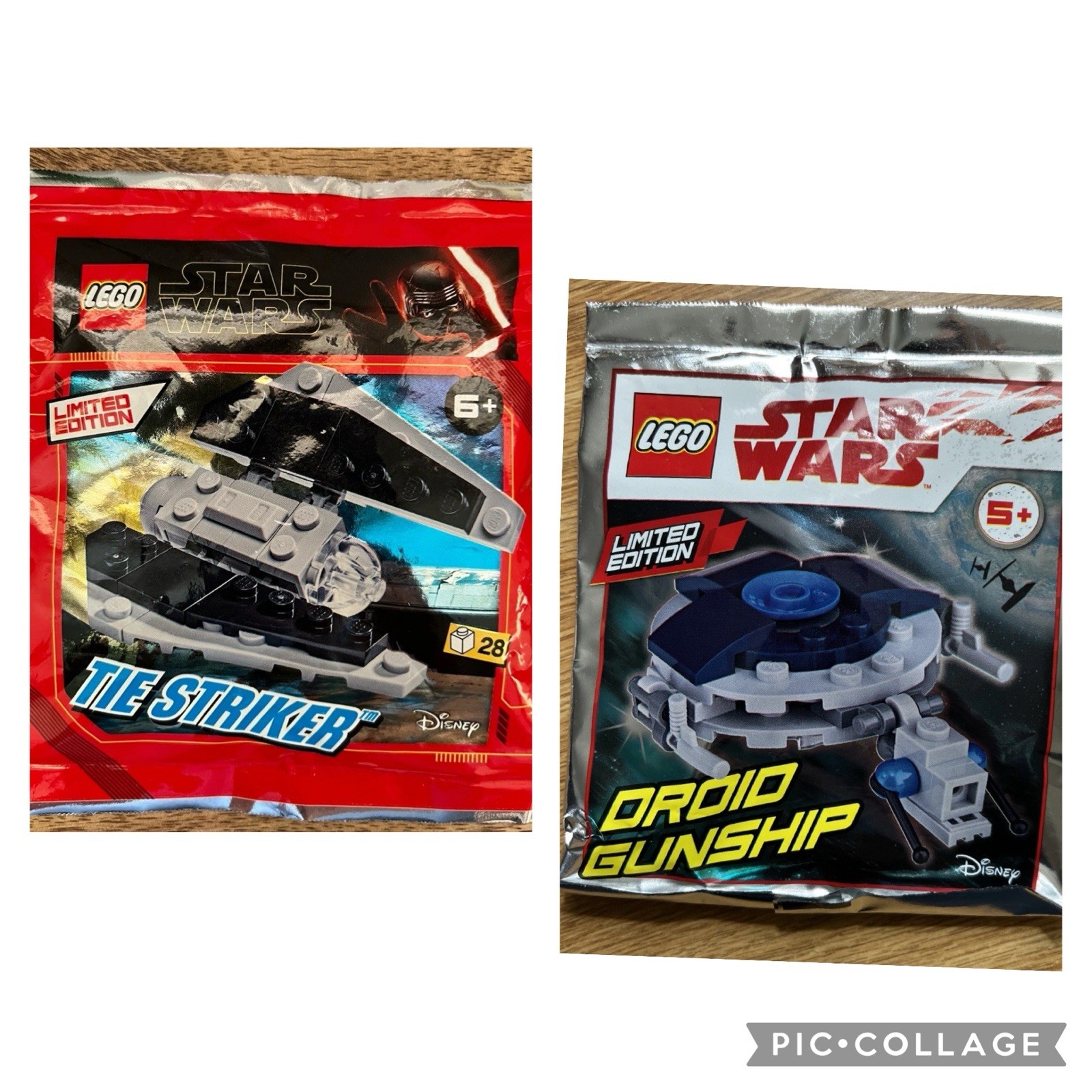 LEGO Star Wars Mini TIE Striker Droid Gunship Foil Pack Lot Limited lego-star-wars-mini-tie-striker-droid-gunship-foil-pack-lot-limited