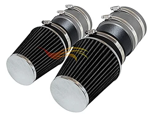 Kit de entrada de ar BCP RW CINZA para 2008-2012 Mercedes Benz C350 3.5L V6 Ram + filtro - Imagem 2 de 3