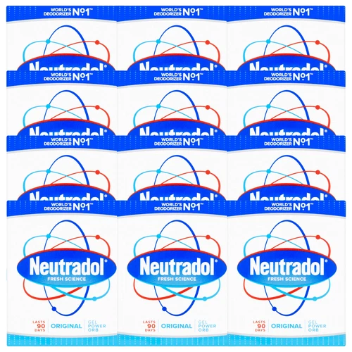12 x 135gm Neutradol Gel Power Orb Original – Long Lasting Odour Neutraliser