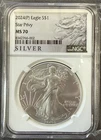 2024 (P) $1 American Silver Eagle Star Privy NGC MS70 Rare Liberty Label