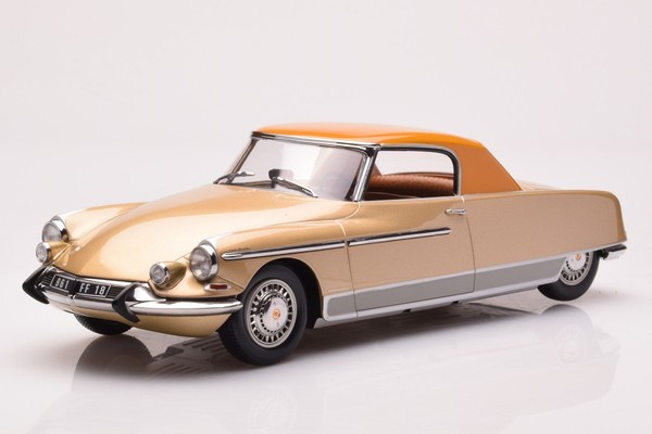 181741 Citroen Ds 19 Le Dandy Beige And Brown Norev 1/18-image