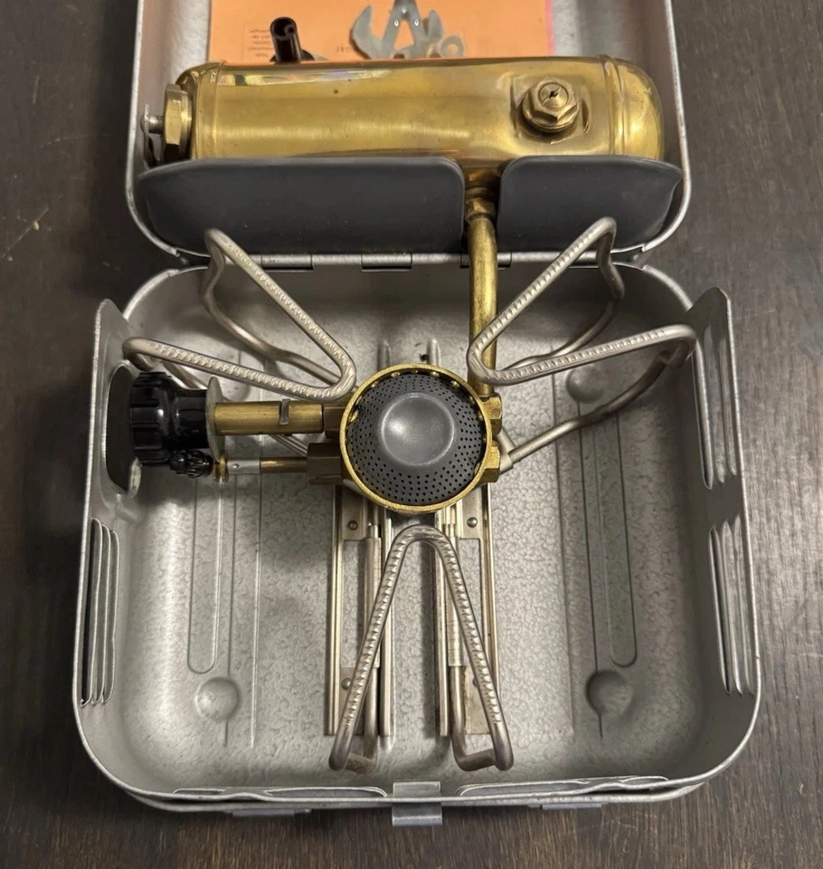 KOCHER ORIGINAL ENDERS 9061 BENZIN GASKOCHER STOVE MADE IN GERMANY NOS READ RARE - Image 4 of 4