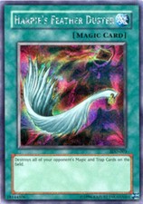 Harpie's Feather Duster - SDD-003 - Secret Rare - Limited Edition x1 Light Play