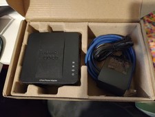 Cisco SPA112 2 Port ATA VOIP Phone Adapter Open Box