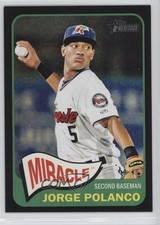2014 Topps Heritage Minor League Edition Black 13/105 Jorge Polanco #68 1j2