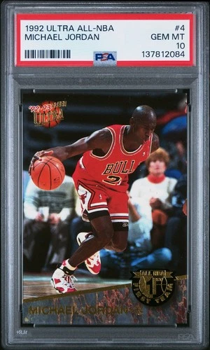 Michael Jordan 1992-93 Ultra ALL-NBA #4 PSA 10 Gem Mint