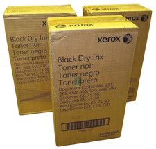 LOT of 3 Boxes - Genuine Xerox 006R01007 Black Toner Cartridge, We Ship Fast