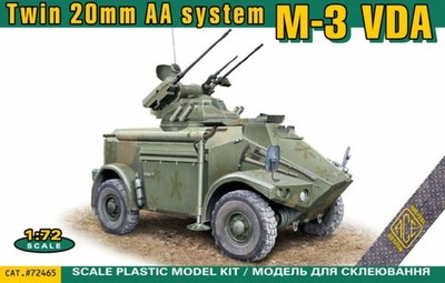 M-3 VDA Twin 20mm AA system / 1:72 - ACE 72465