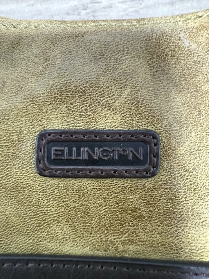 ELLINGTON Bolso de Hombro Italiano de Cuero Cartera Bolso Hobo Verde Clásico Boho Foto 3 de 4